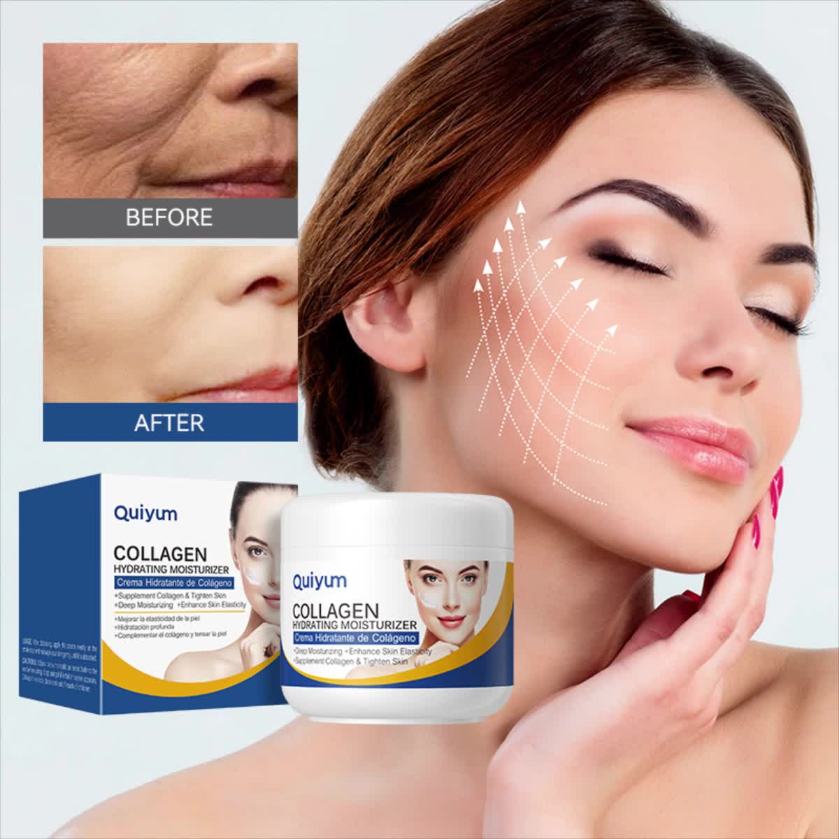 Collagen Face Cream Moisturizer Tighten Skin Nourishing Cream
