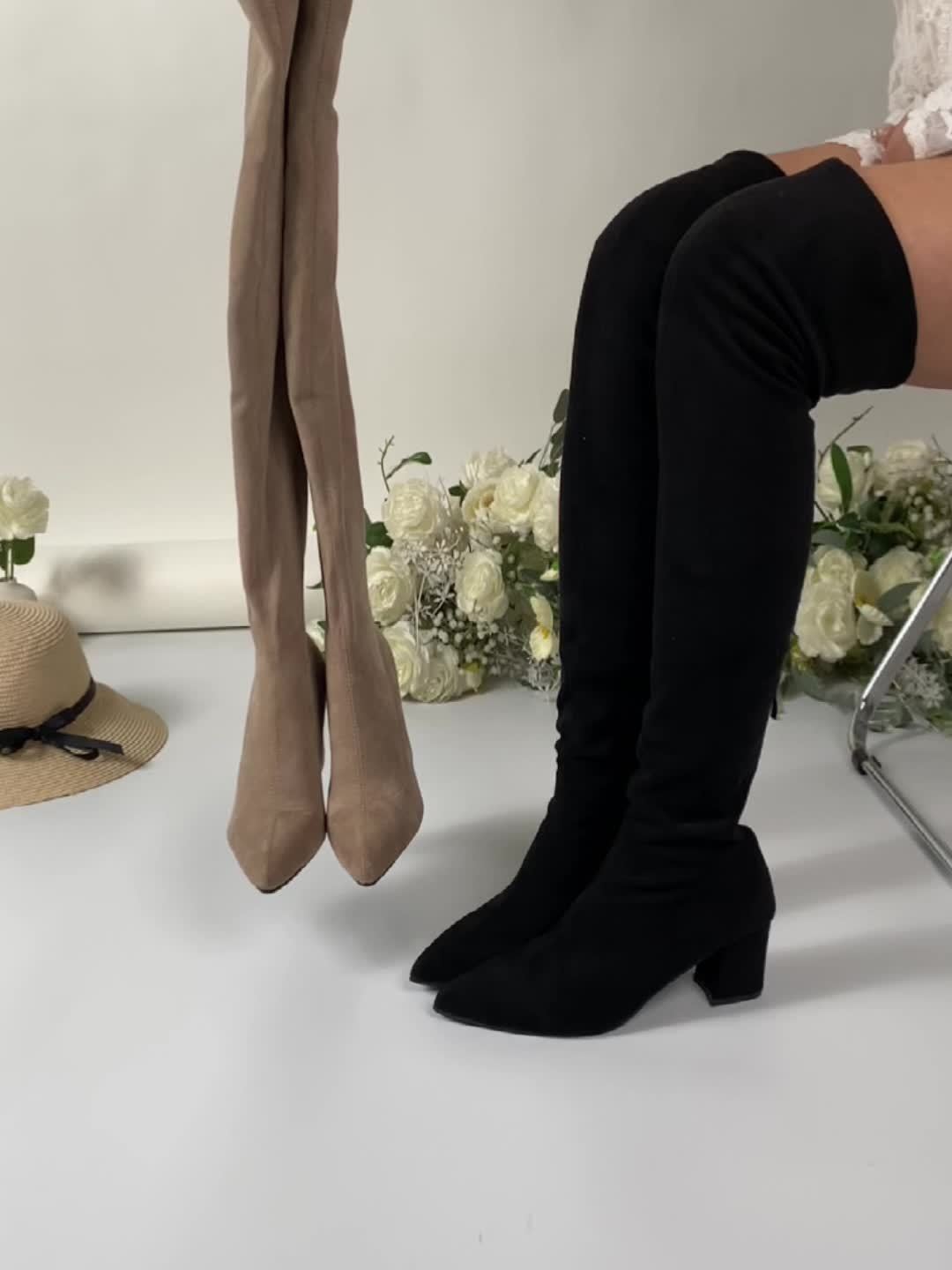 Womens knee high boots best sale size 9