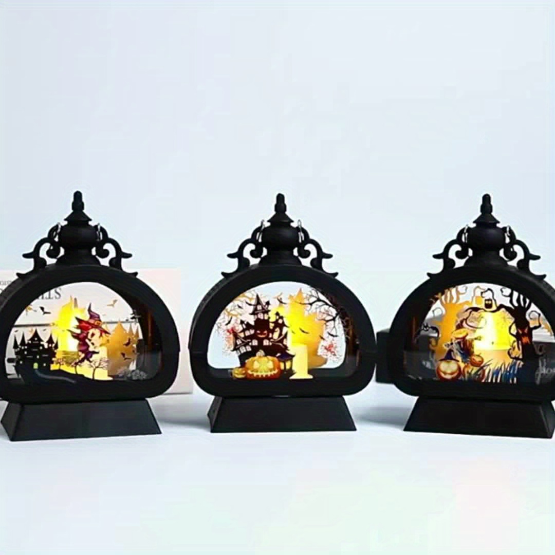 Vintage Led Halloween Candle Lantern Halloween Lantern mini - Temu