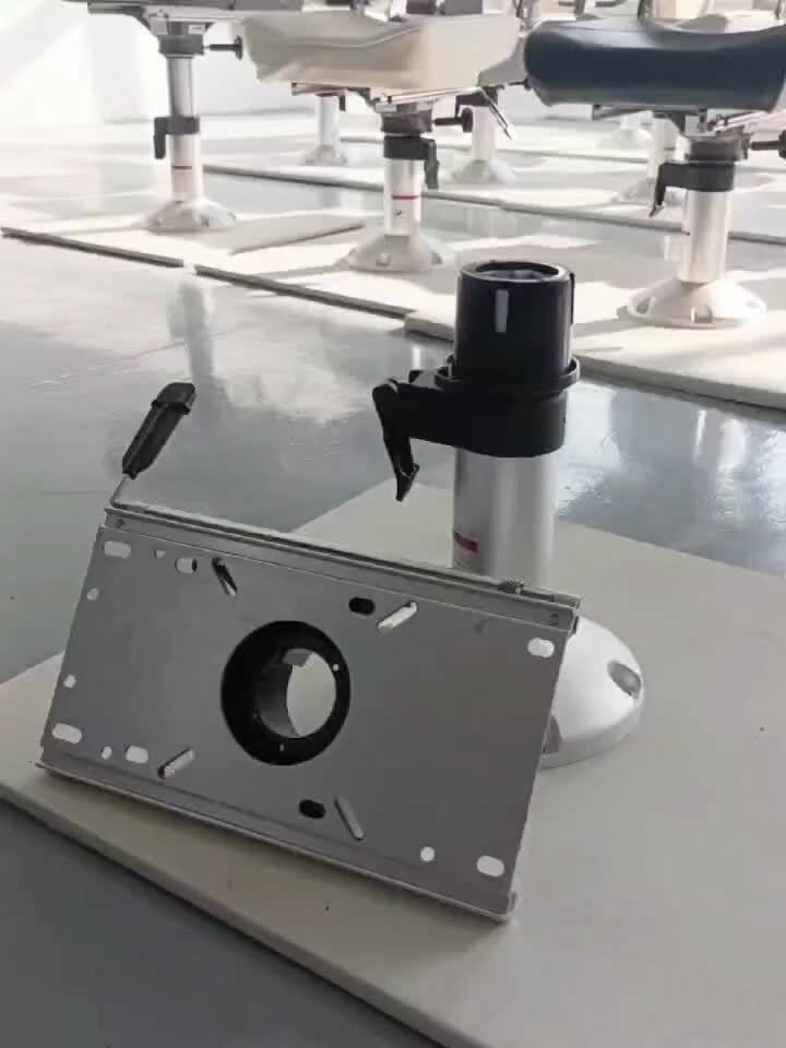 Boat Seat Base with Sliding Rails for Adjustable Height