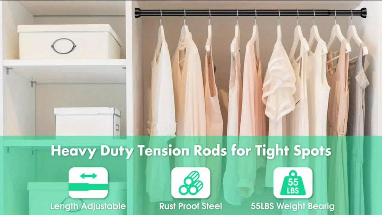 Vertical tension best sale rod clothes rack