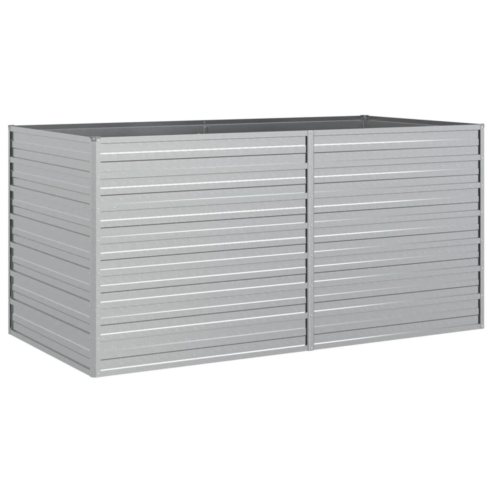 Garden Raised Bed 160x80x77 Cm Galvanized Planter Box Outdoor, Standing Growing Bed Raised Bed For Gardening, Vegetables, Flower, Backyard