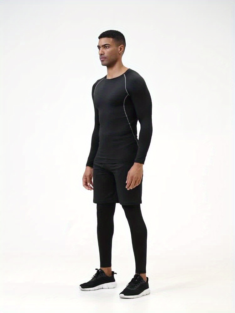 Thermo Mens Compression Sport Suit Quick Drying Thermal Underwear
