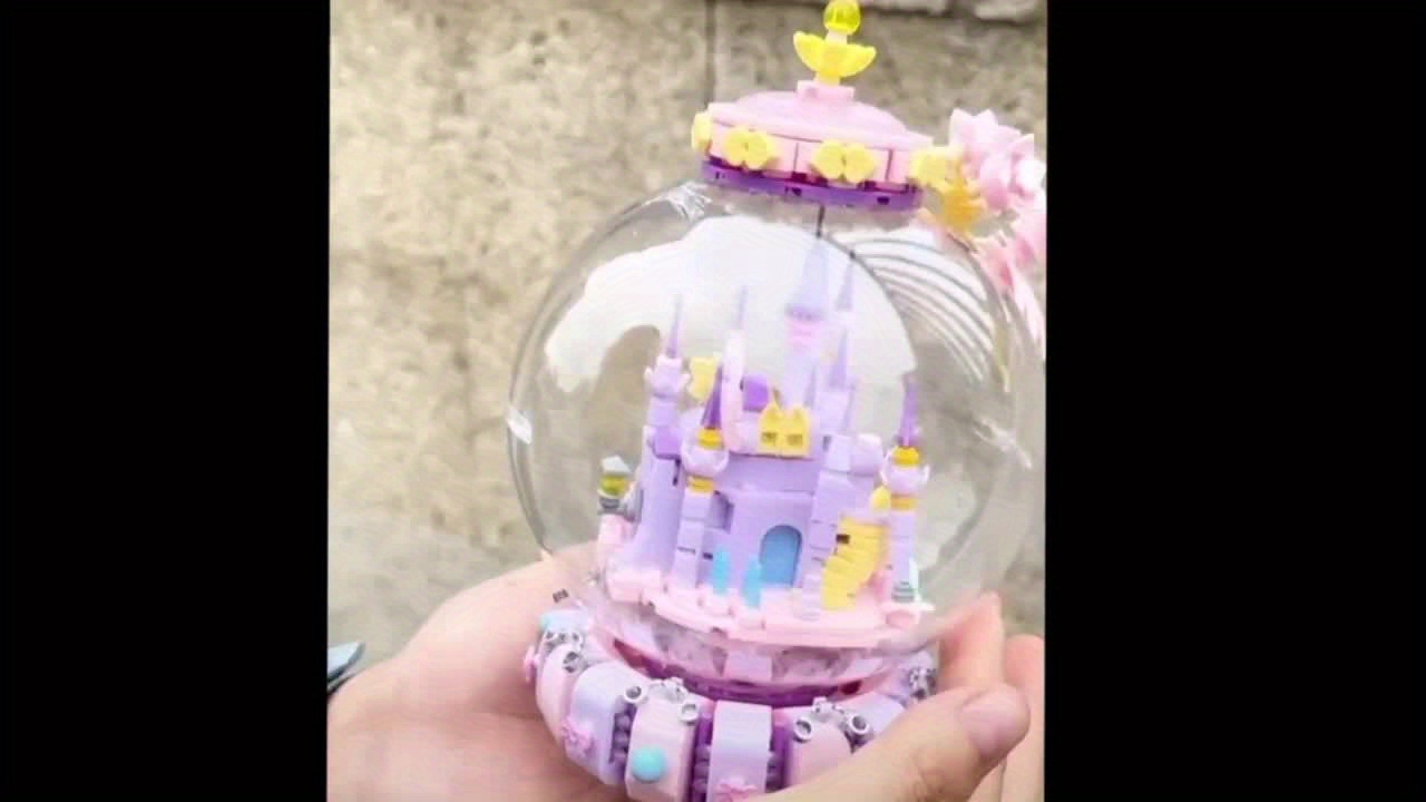 Fairytale Crystal Ball Castle Building Blocks Toys