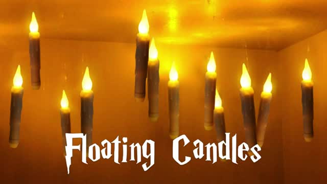 Floating Candles with Wand Remote, 20 Pcs Upgraded 3-Mode Magic Hanging  Candles with String, Flickering Warm Light, Battery Operated, Decor for