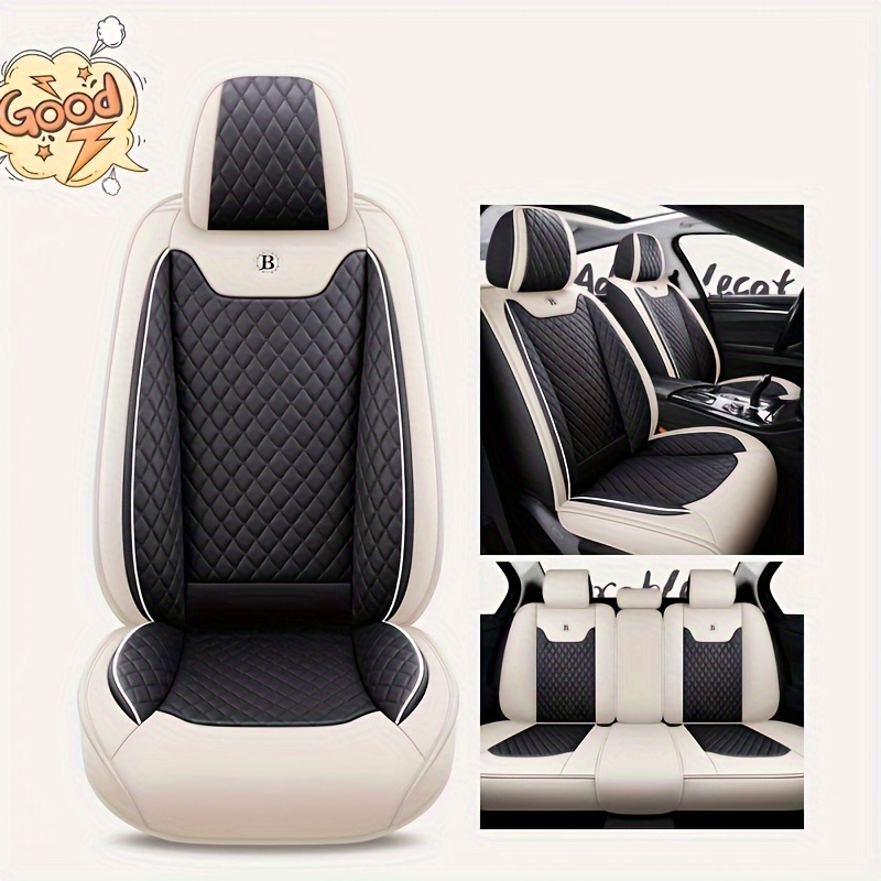 Car Seat Cover Leather - Temu