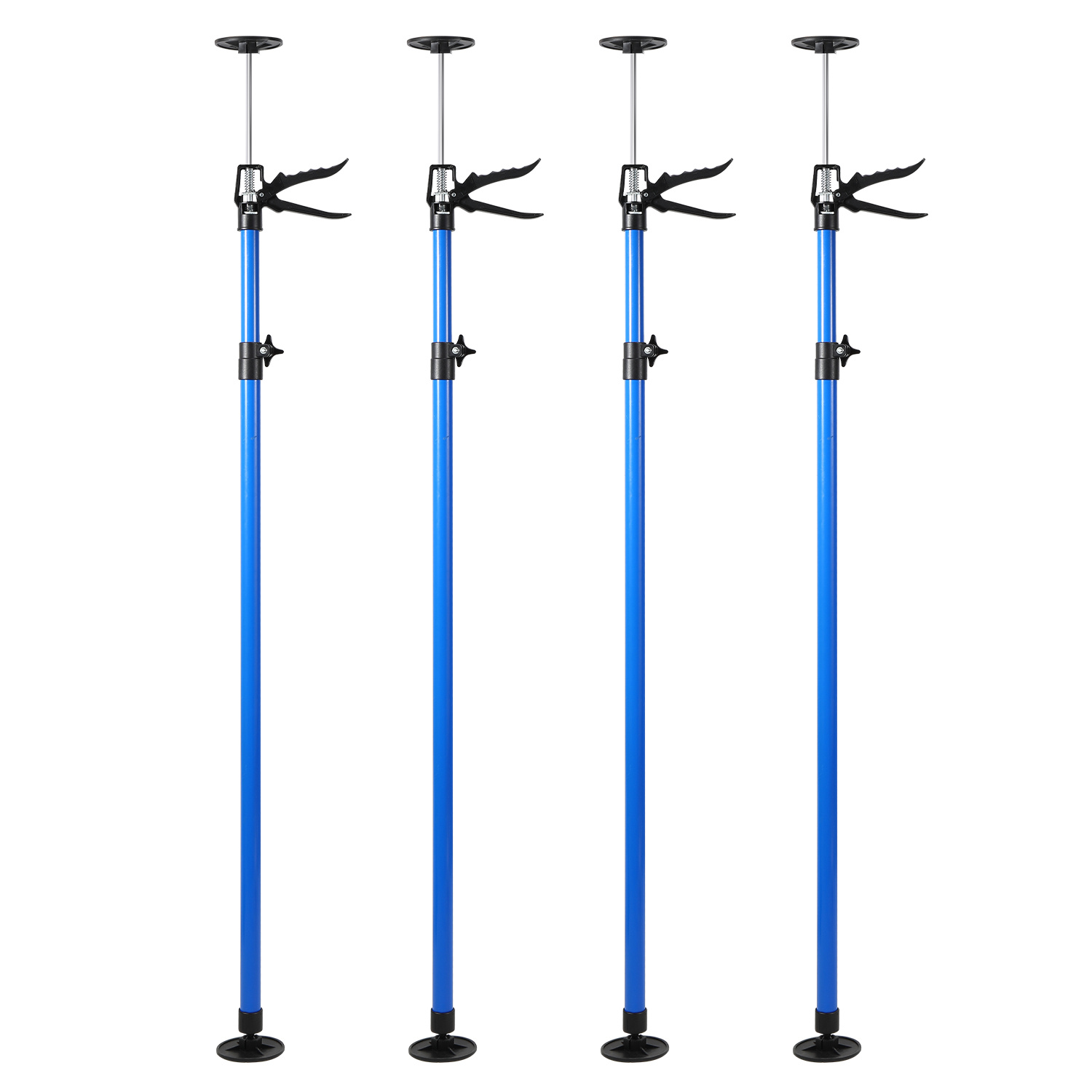 Ceiling Props, Installation Props With 50 Kg Load Capacity, Telescopic Props Up To 45 Degrees, Installation Props 115-290 Cm, One-handed Props For Walls And Ceilings, Height-adjustable, Made Of Steel