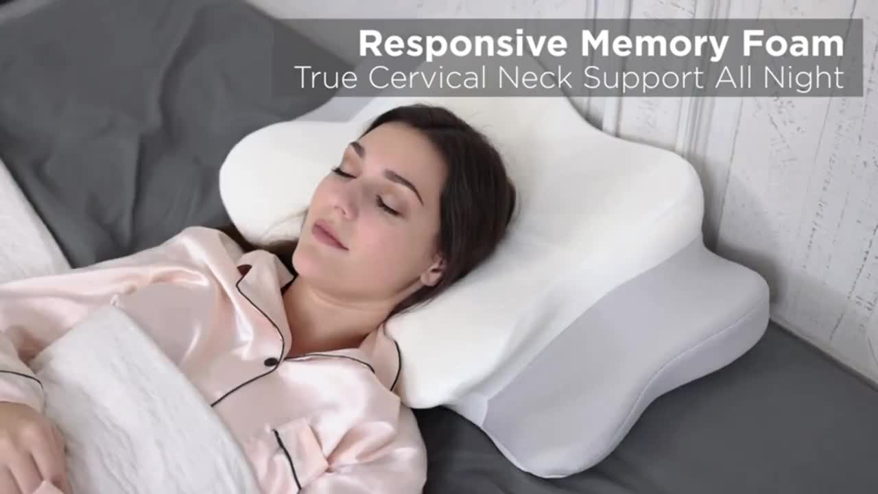 Neck Support Memory Foam Pillow