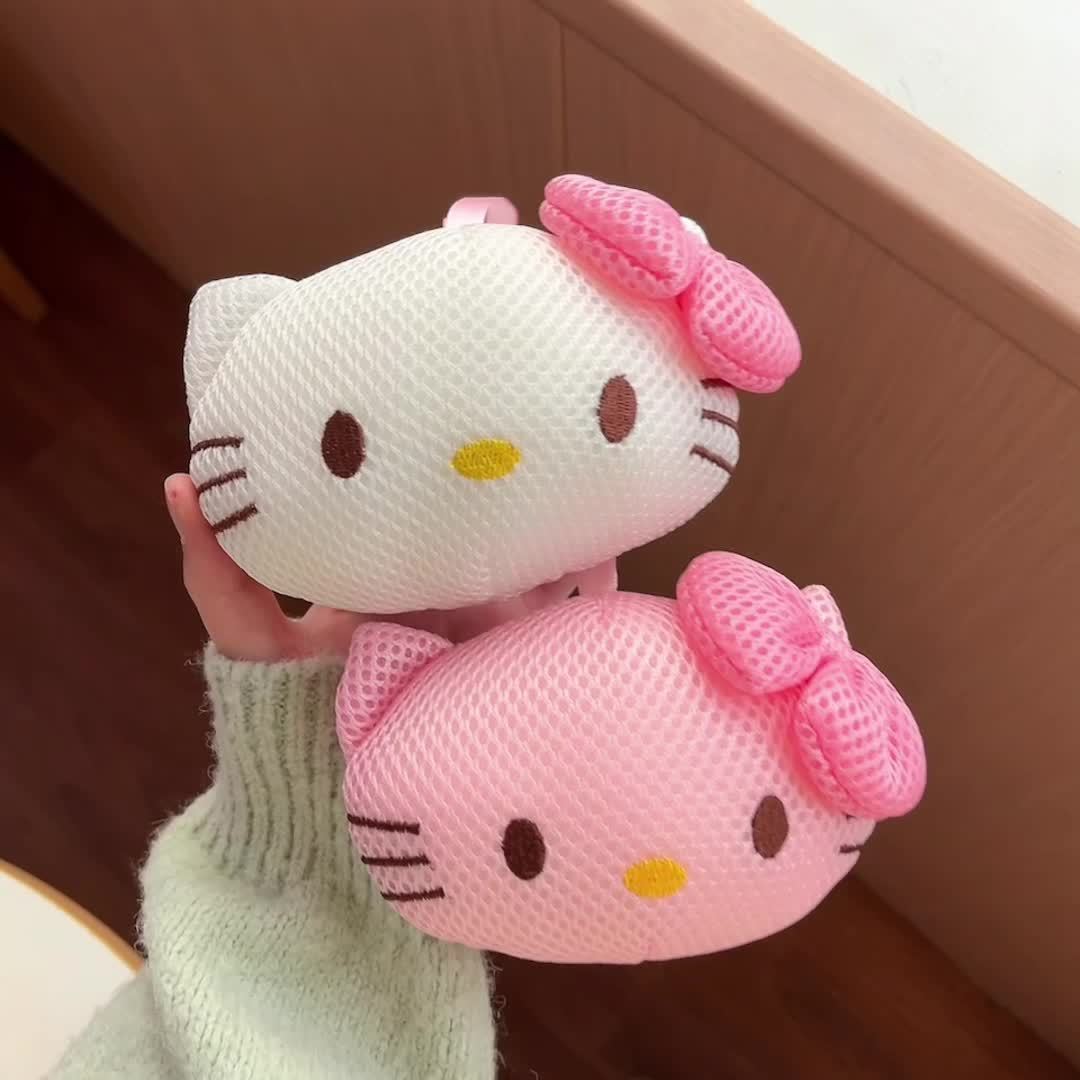 Licensed Cute Bath Sponge, Soft Mesh Exfoliating Scrubber