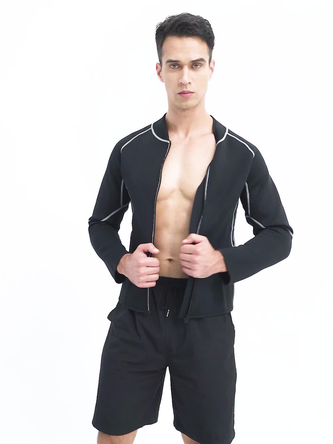 Traje Sauna Neopreno Hombre Cinturón Ajustable Recortar - Temu