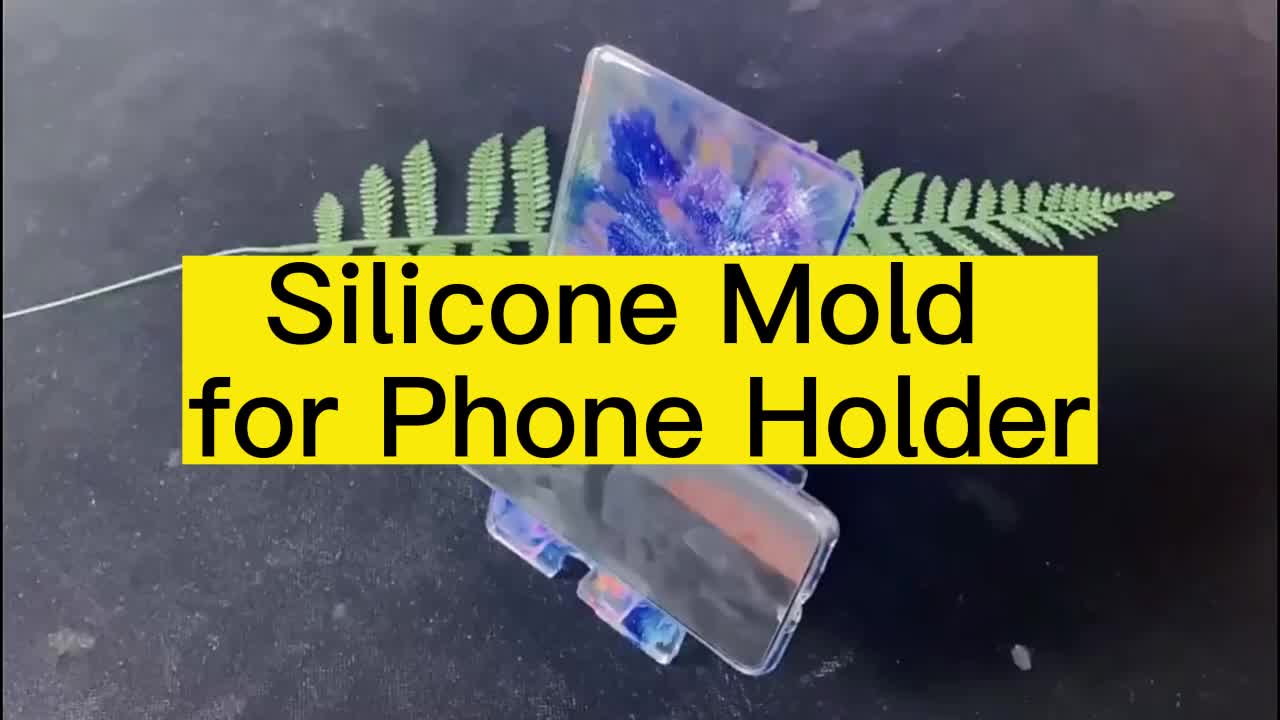 Mobile Phone Stand Silicone Mold DIY Assembly Cellphone Photo Frame Holder  Bracket Crystal Epoxy Resin Casting Mould Uv Resin Molds Silicone Jewelry