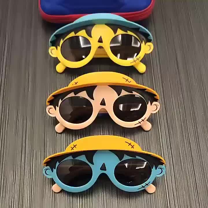 Children's Polarized Sunglasses Uv Resistant Cartoon Glasses - Temu