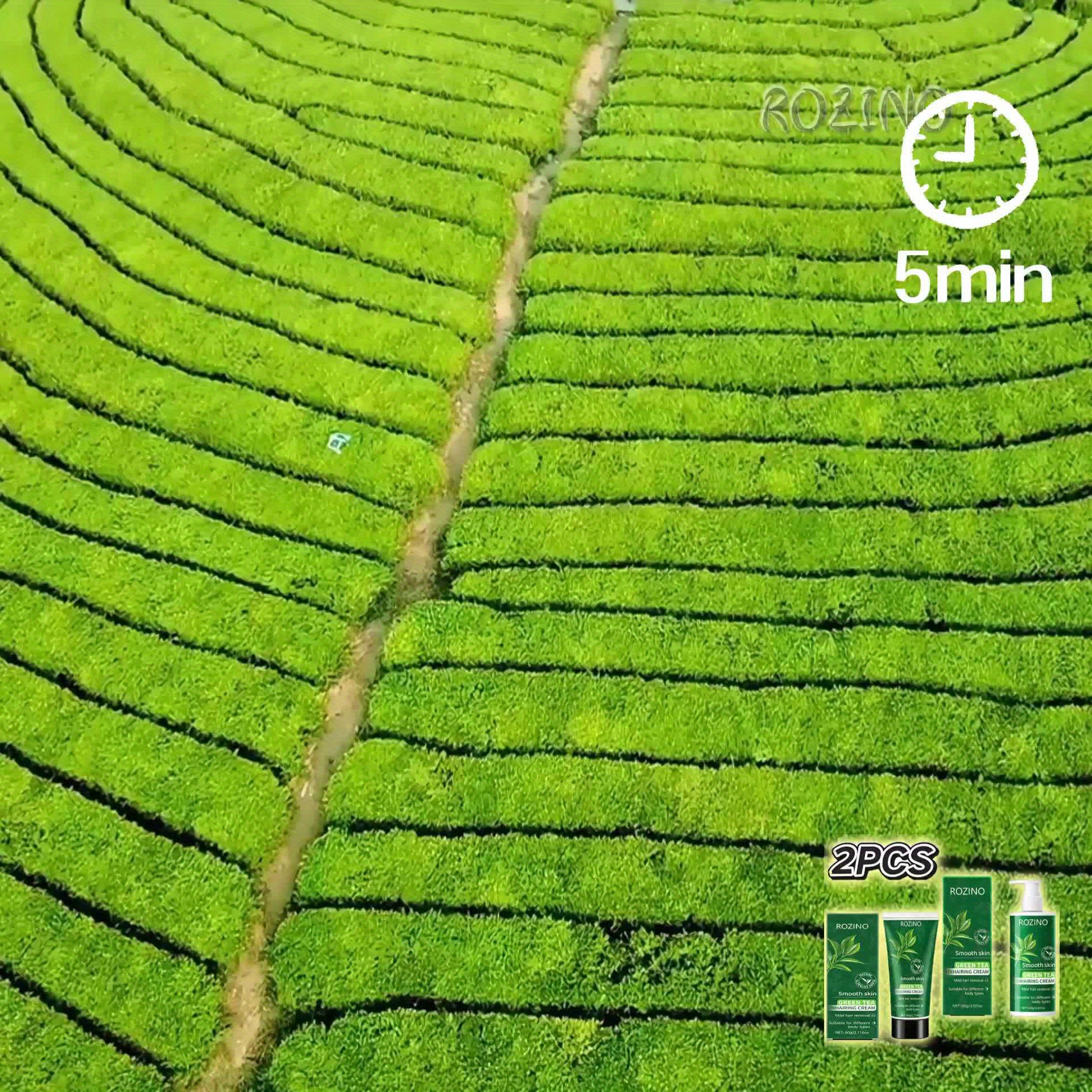 Green Tea Hair Removal Cream for Smooth Skin