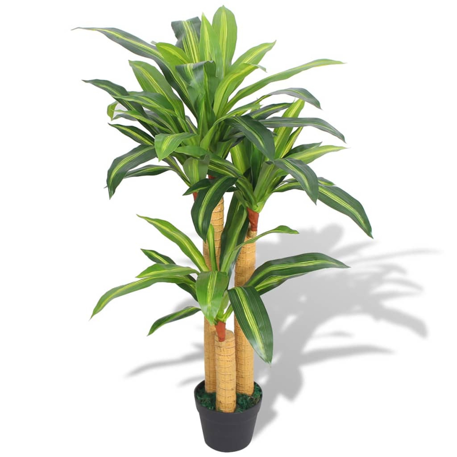 Lifelike Artificial Dragon Tree With Pot, 39.4" Tall - & Office Decor, Ideal Christmas Gift