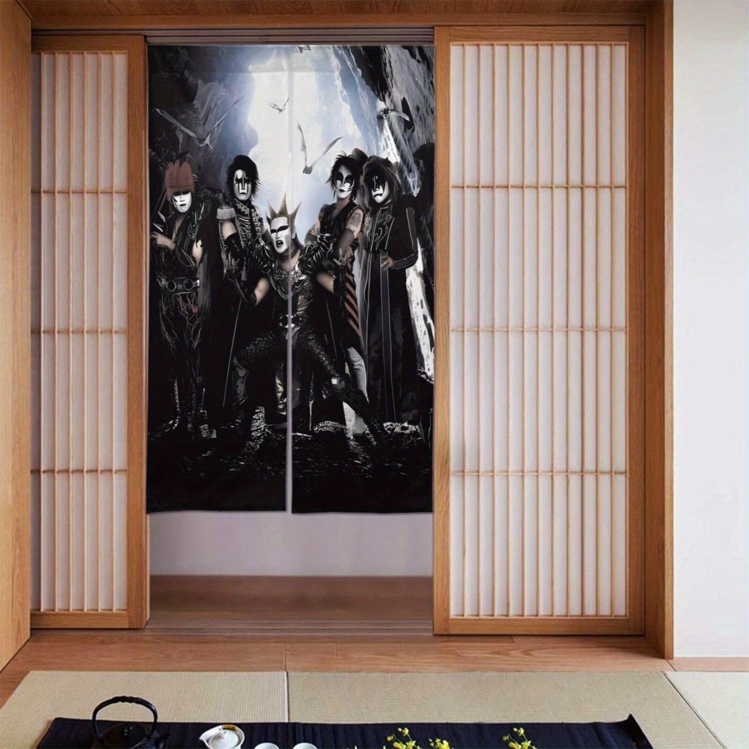 TEMU Seikima Ii Curtains Door Curtains Privacy Curtains Long Curtains Wall Hang Partitns Entrance Curtains Bath Curtains Wable Stylish Blackout