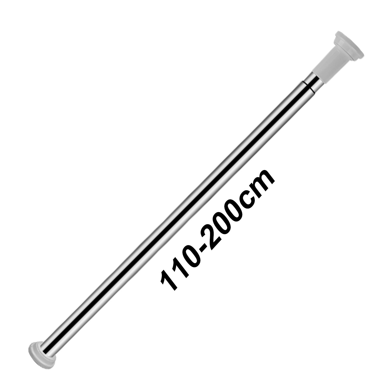 Telescopic Rod For Installation Without Drilling | In 3 Sizes | For Shower Curtains, Drapes & Wardrobe Storage