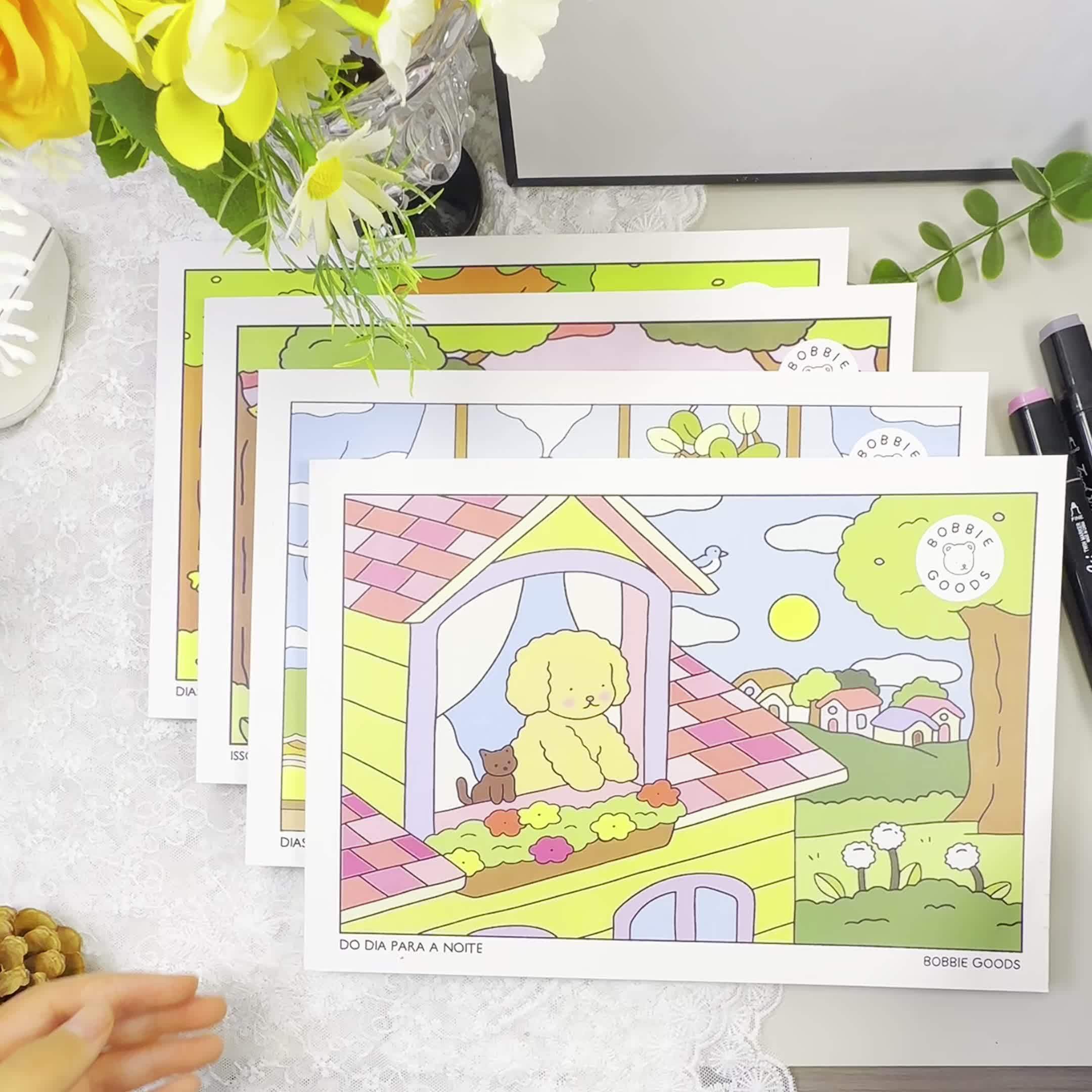 Bobbie Goods Whimsical Creature Coloring Pages for Creative Joy