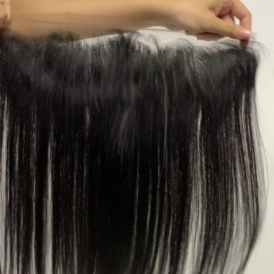 Straight Lace Frontal 13x4 - Hautelocks Hair Extensions
