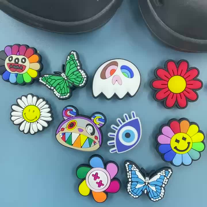 16/20 Piezas Dijes Flores Diseño Mariposas Bolsa Playa - Temu