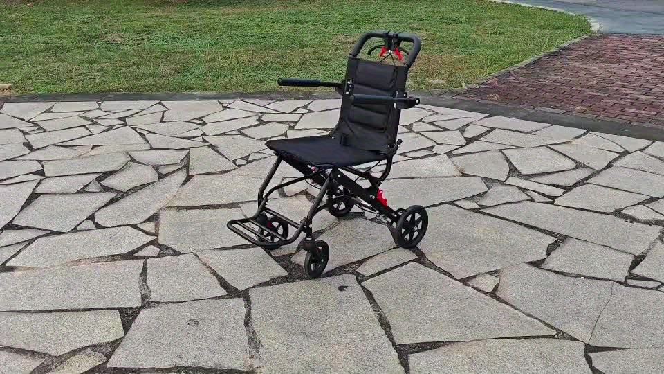 Wheelchairs for Adults Lightweight Foldable Ultra Lightweight Transport Wheelchair, Portable Folding Transfer Chair for Seniors, Adolescents And Children, Narrow Wheelchair for Tight Spaces OR Travel - Image 9