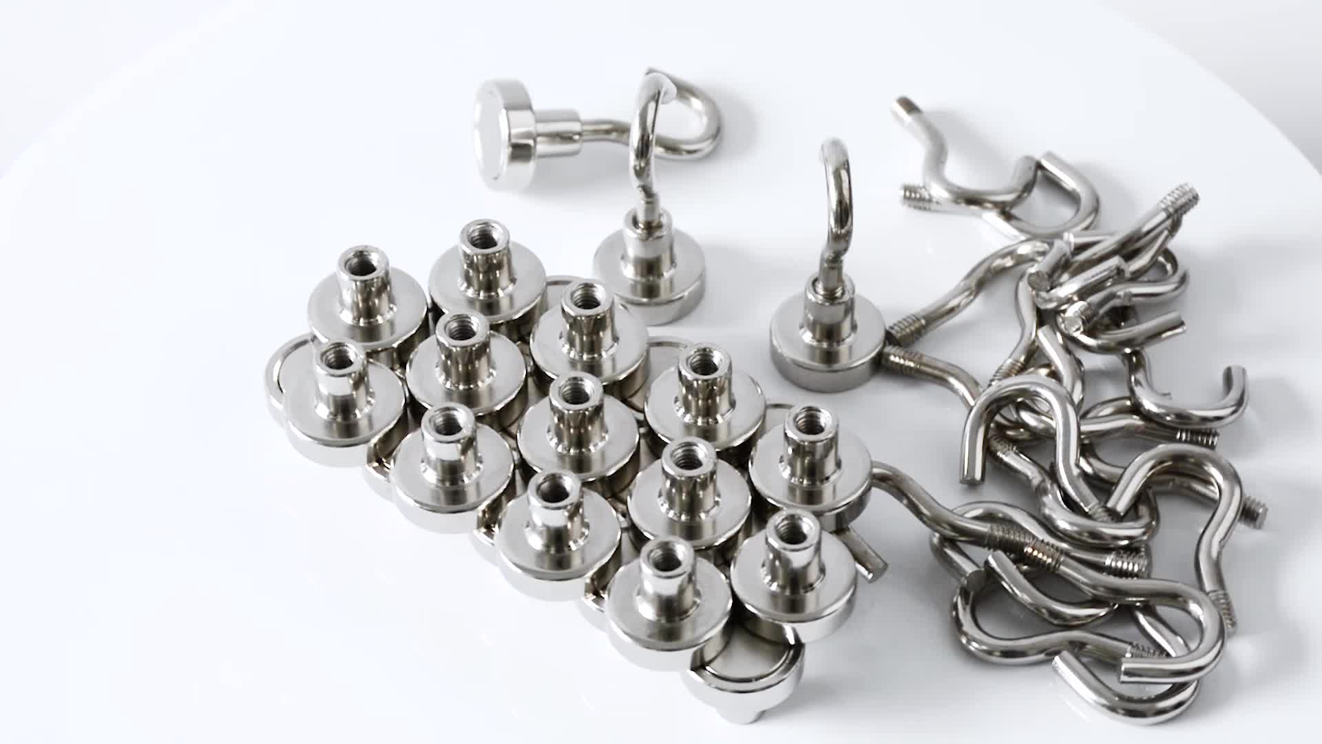 Neodymium Iron Boron Metal Magnetic Hooks Heavy Duty - Temu Malaysia