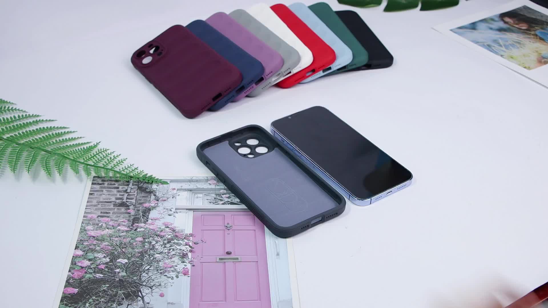 Purple Red High-end Anti-fall Silicone Mobile Phone Case For Iphone 14、 iphone 14 Pro、iphone 14 Pro Max、iphone 13、iphone 13 Pro、iphone 13 Pro Max -  Temu