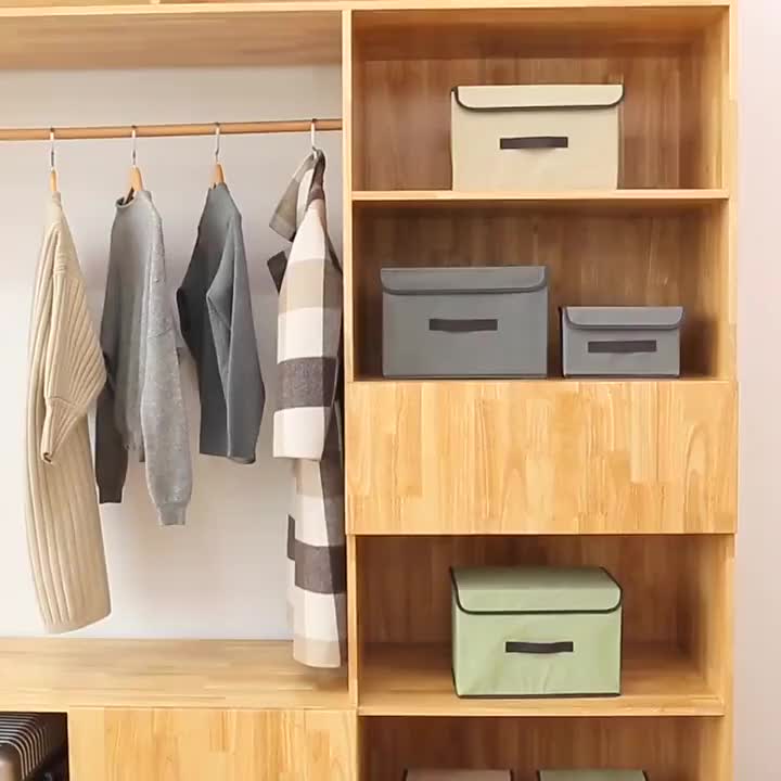 Foldable Fabric Organizer Household Uncovered Portable - Temu