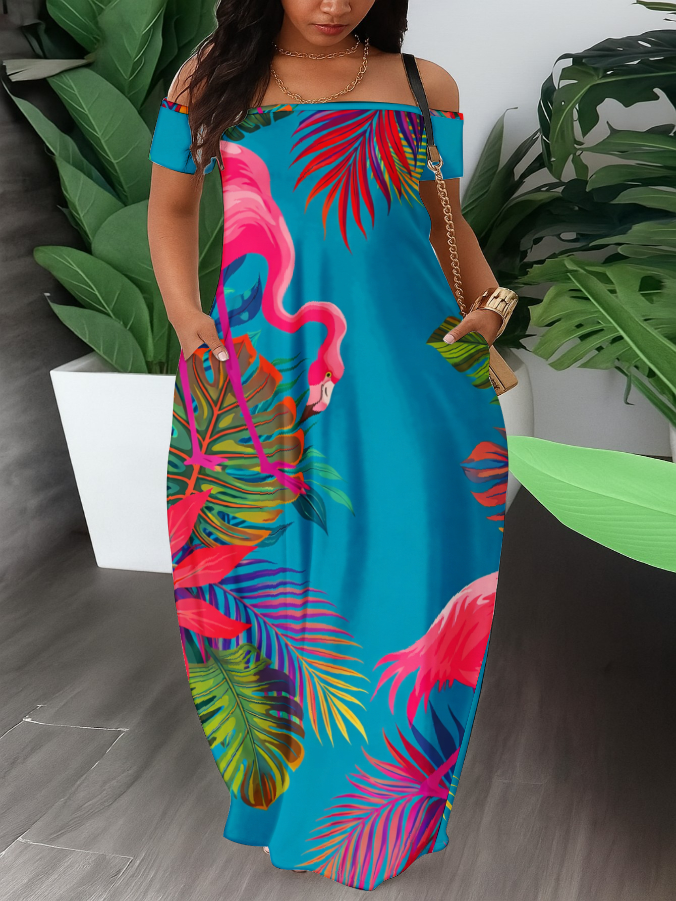 luau dresses sold on Temu United States