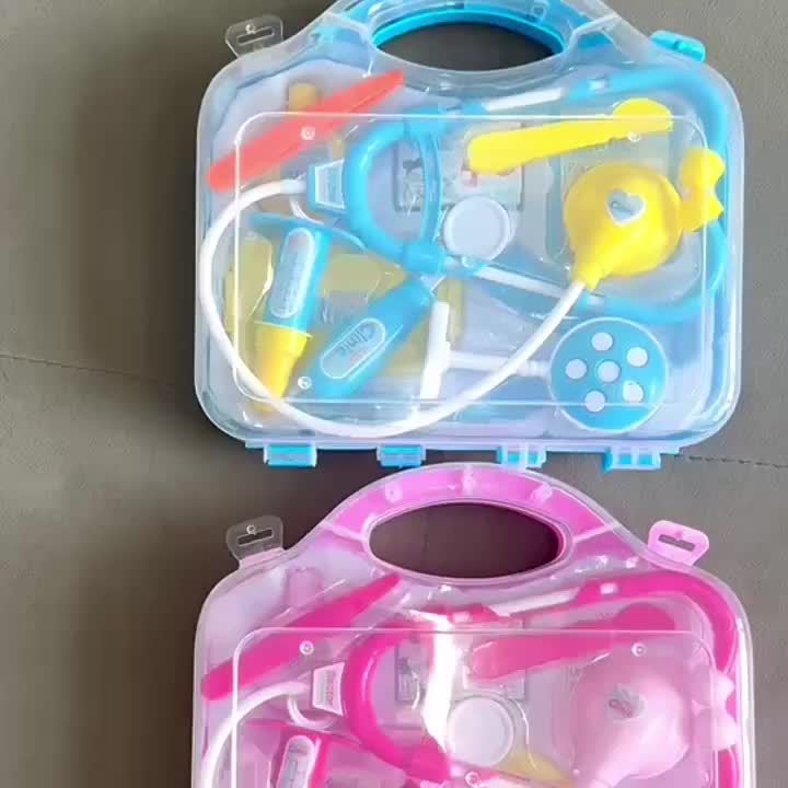 Kids Doctor Play Kit Medical Toy Set Stethoscope Syringe