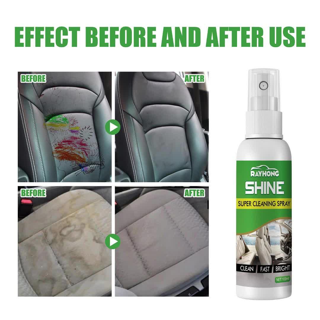 Car Interior Cleaning Spray Professional Vehicle Dashboard Cleaner Safe Car  Detailing Stain Remover Multi Purpose Spray Agent