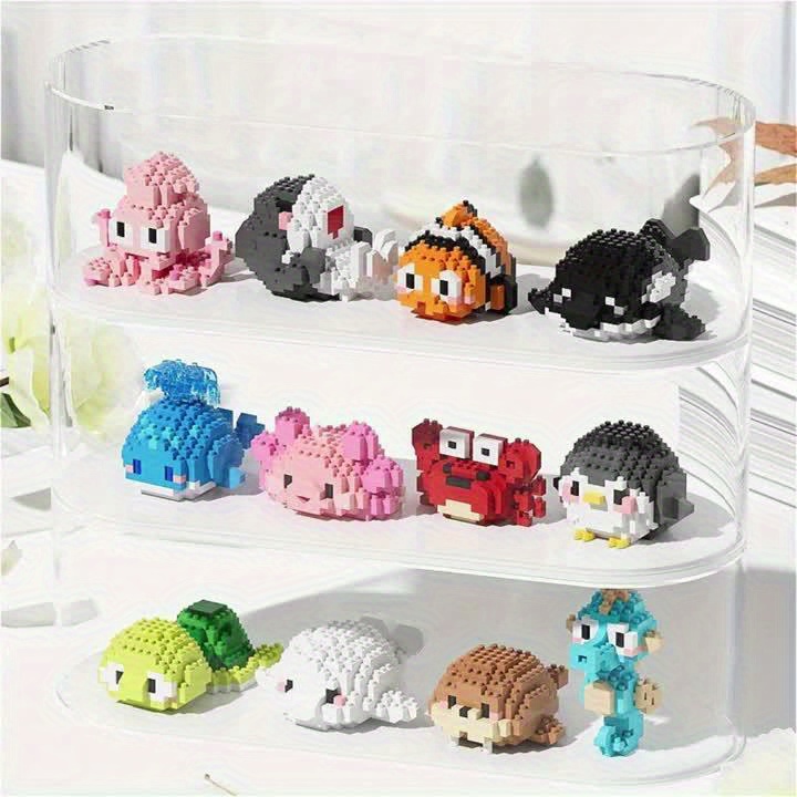 Ocean Animal Building Blocks Micro Particle Models Classroom Prizes