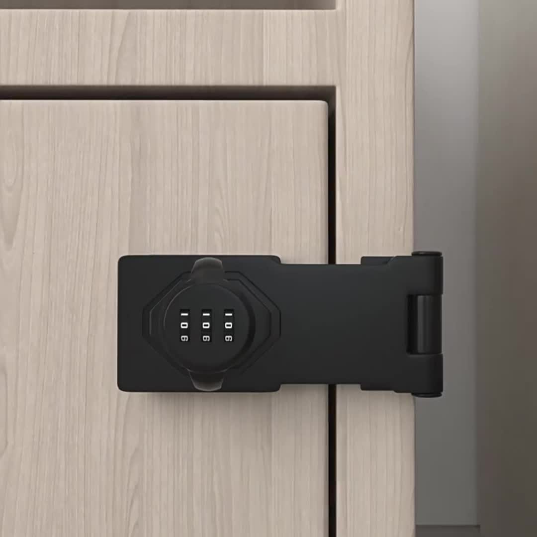 Cerraduras de contraseña para gabinete doméstico, cerradura de combinación  de puerta de gabinete, cerradura de seguridad para puertas pequeñas
