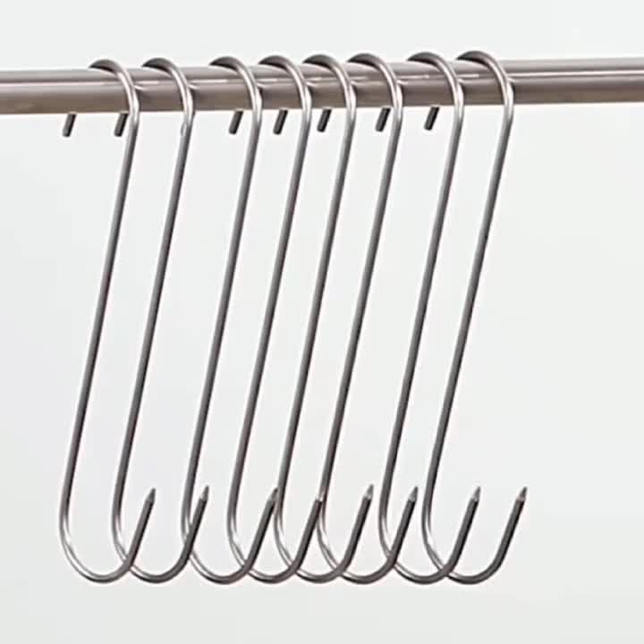 FDick 9101210 Stainless Steel Meat Hook, 4 1 Pack (5 Pieces per Pack)