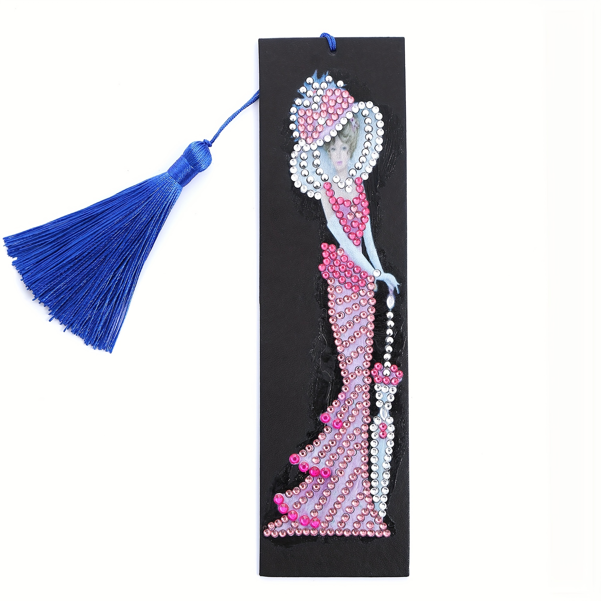 5d Diamond Painting Bookmarks Diy Bookmarks Crystal Pendant - Temu