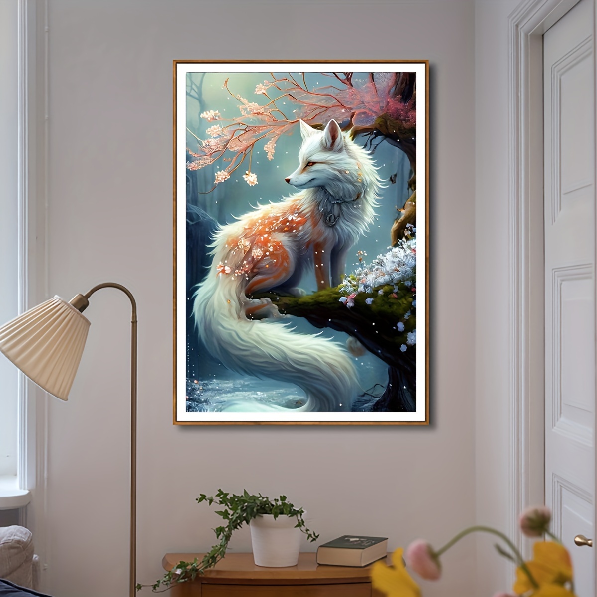 5D Diamond Painting Two Fall Leaf Foxes Kit