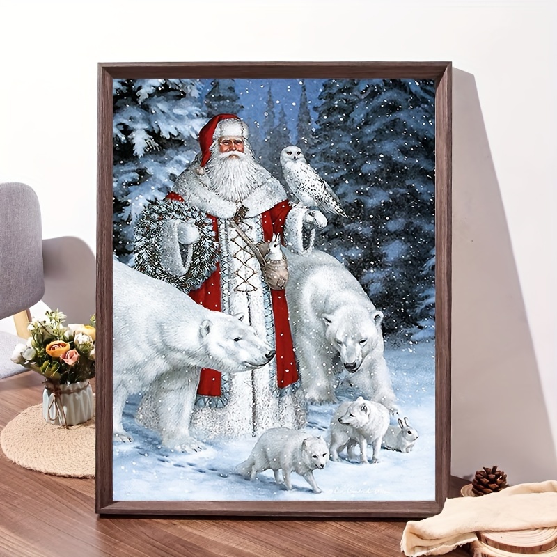 Diamonds Paintings Kit Santa - Temu