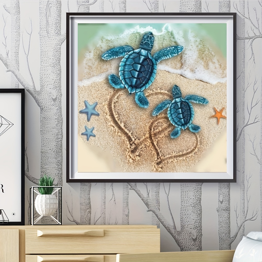 Beach Coconut Turtle 5D Diamond Painting -  – Five Diamond  Painting