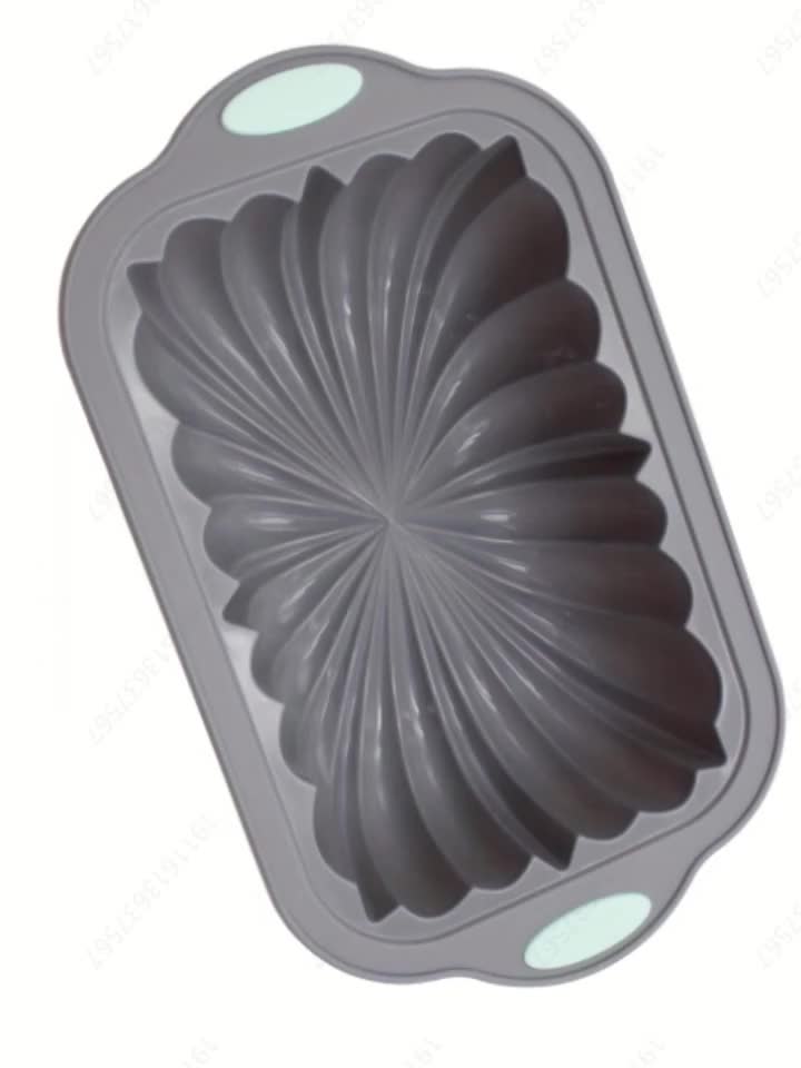 1pc, Flower Rectangle Cake Pan (10.94''x6.45''), Silicone Baking Cake Mold,  Baking Pan, Oven Accessories, Baking Tools, Kitchen Gadgets, Kitchen Acces