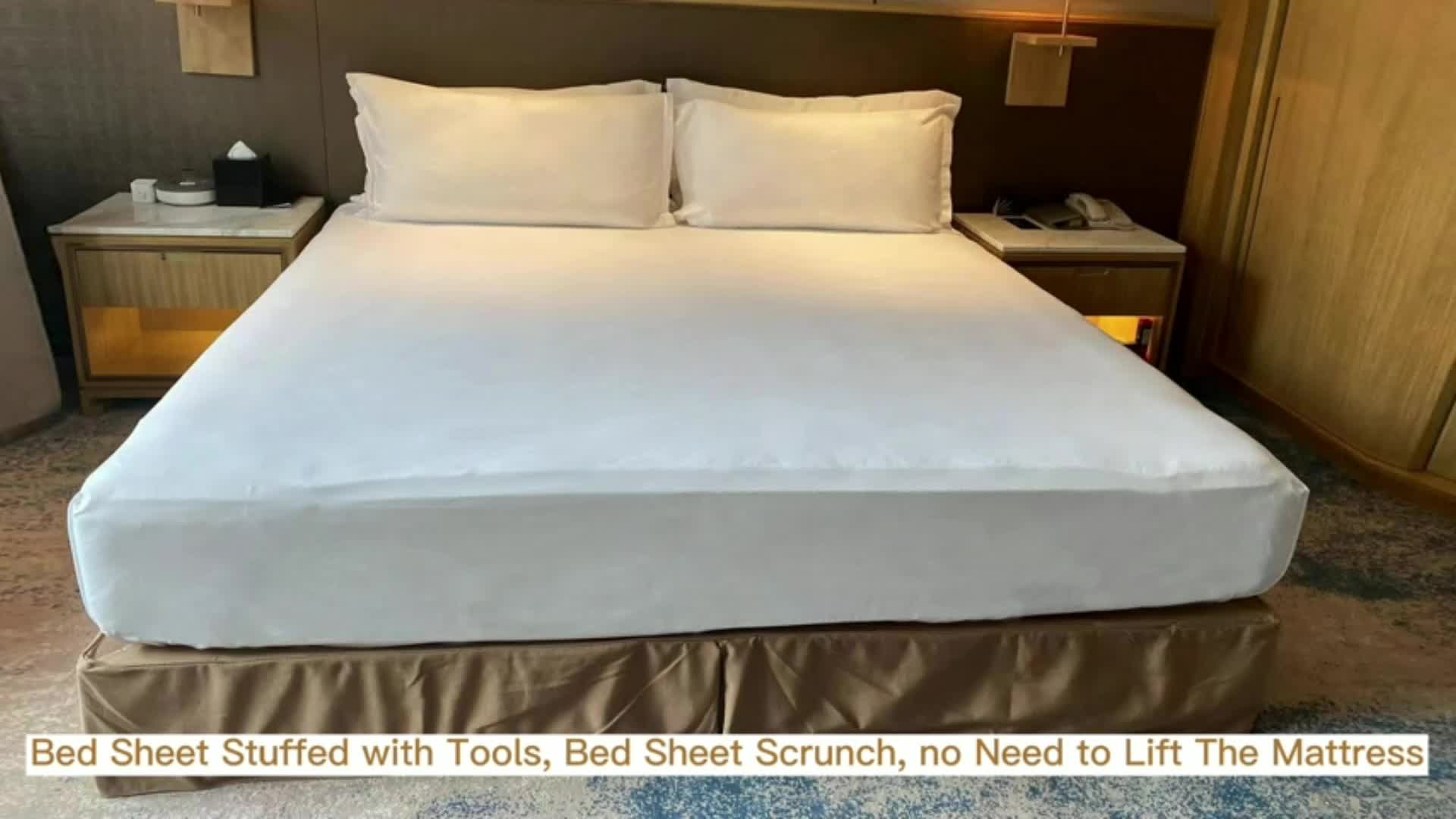 Extra Long Bed Sheet Tucker Tool Plastic Bed Maker Keep Sheets In Place  Handy Bed Sheet Tightener For Hotel Home Bedroom Bed Sheet Paddle