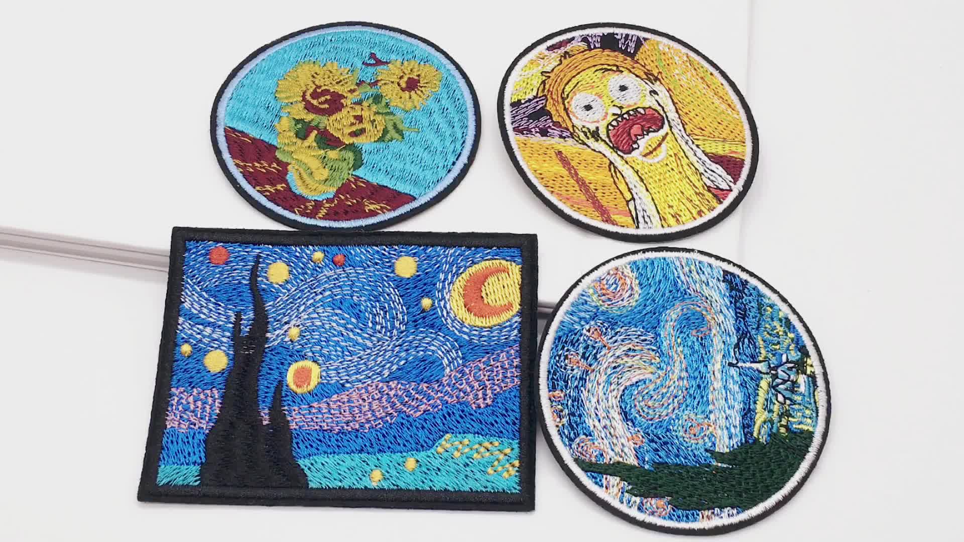 Cool Patches For Clothes Van Gogh Patches For Backpack - Temu