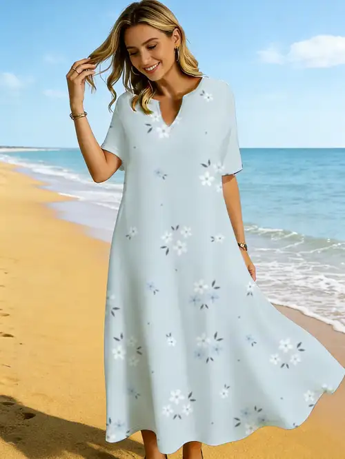 Summer Dress United By Blue Dress Blue Dresses Sold On Temu United States Summer Dress United By Blue Dress Blue Dresses Sold On Temu United States