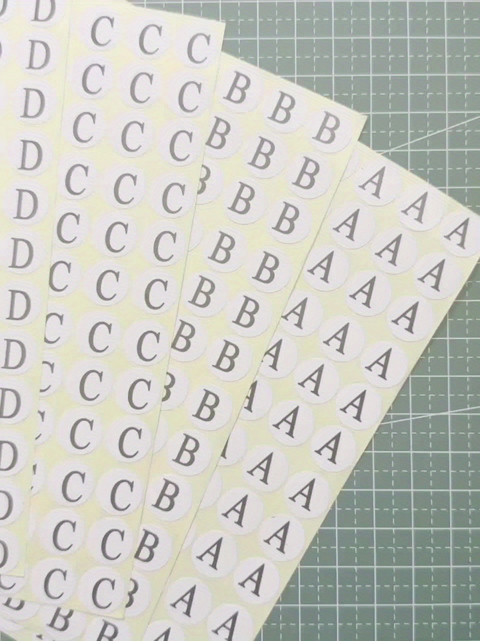 Alphabet Stickers Of The Letter A To Letter Z Small Round - Temu