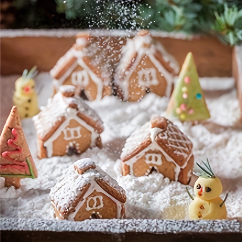 Christmas Gingerbread House Silicone Mold Baking Tools Cake Decorating  Tools DIY Christmas 