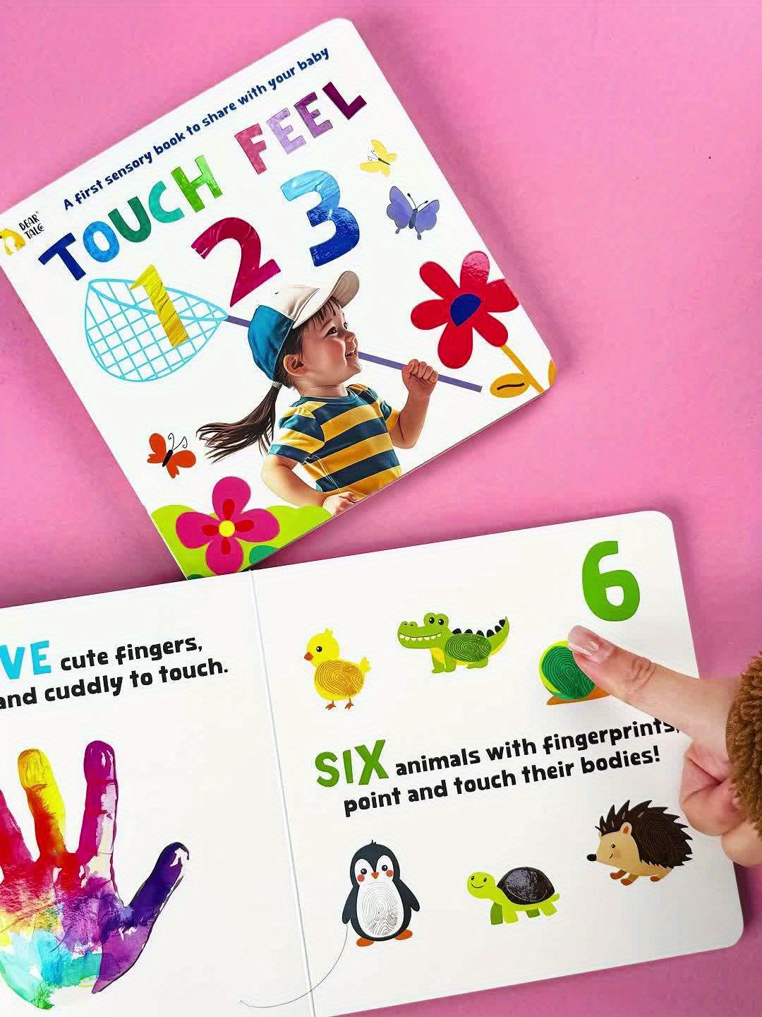 Number 123 Children's Touch Book for Counting Skills