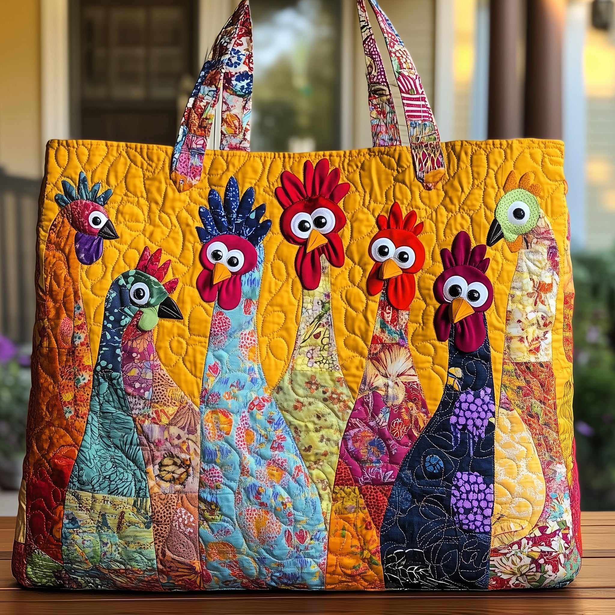 Spacious Unisex Tote Bag with Unique Animal Patterns, Machine Washable, Multiple Sizes 15.8" x 13.4" and 15.8" x 16.9