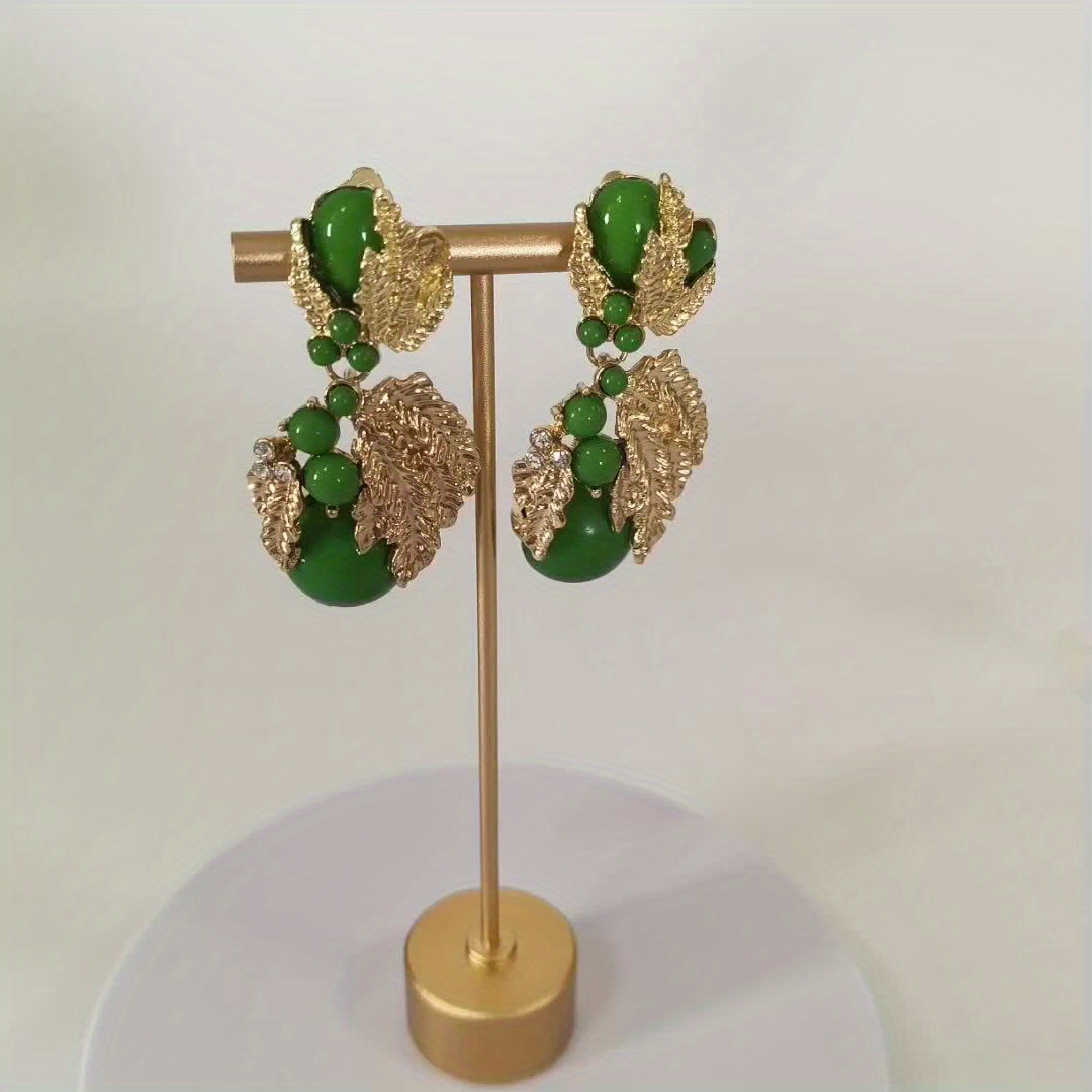 Sweet Resin Flower Ear Clips, Perfect Gift for Women