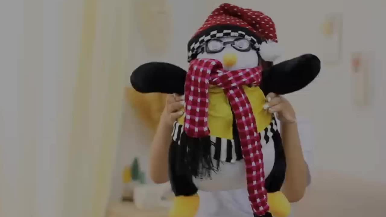 Christmas Hugsy Penguin Plush Toys Halloween Penguin Stuffed - Temu