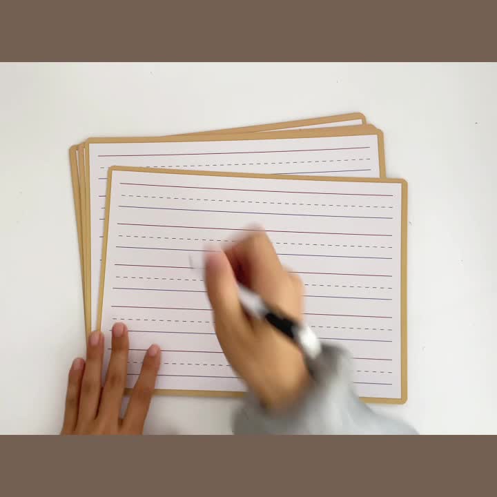 10 Pack Double-Sided Whiteboard Dry Erase Boards for Kids