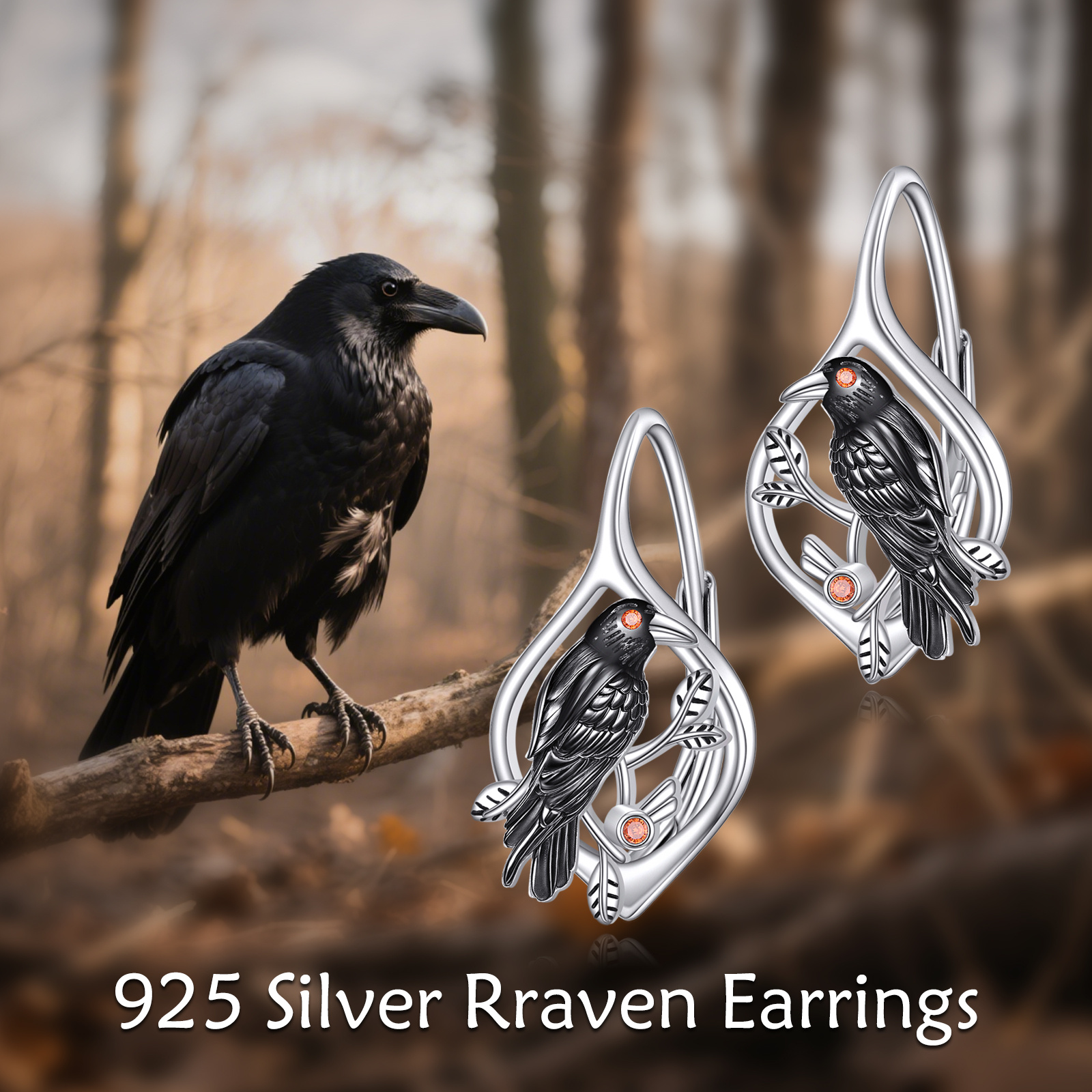 925 Sterling Silver Earrings, Mysterious Wisdom Themed Earrings, Perfect For Daily Wear, Parties And Gothic Style Gifts