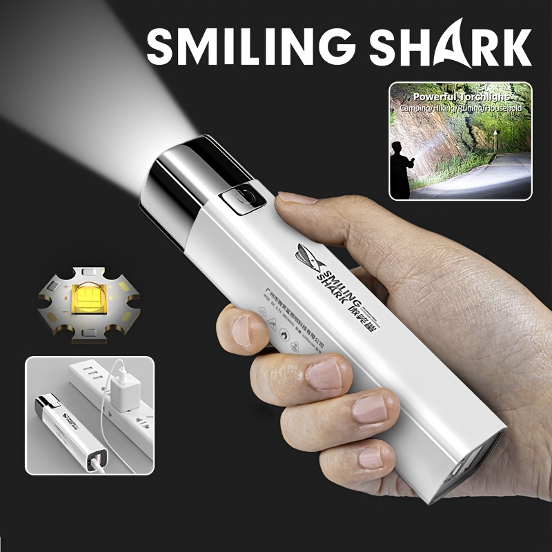 Smiling Shark Sd 7115 Mini Torche Puissante Lampe Poche Led - Temu Belgium